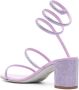 René Caovilla Cleo sandalen met stras Paars - Thumbnail 3
