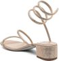 René Caovilla Sandalen verfraaid met kristal Beige - Thumbnail 3