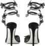 René Caovilla Floriane 105 pumps met kant Zwart - Thumbnail 3
