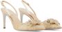 René Caovilla Floriane pumps met kant Beige - Thumbnail 2