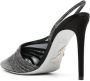 René Caovilla Slingback pumps verfraaid met kristallen Zwart - Thumbnail 3
