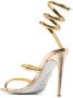 René Caovilla Leren sandalen Goud - Thumbnail 3