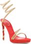 René Caovilla Margot sandalen met open neus Rood - Thumbnail 2