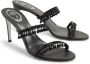 René Caovilla 80 mm Chandelier sandalen met open neus Zwart - Thumbnail 5