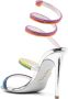 René Caovilla Rainbow leren sandalen Blauw - Thumbnail 3