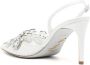 René Caovilla Slingback pumps verfraaid met kant Wit - Thumbnail 3