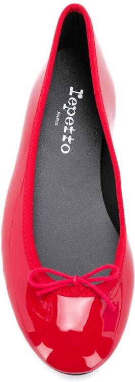 Repetto Ballerina's verfraaid met kristallen Rood