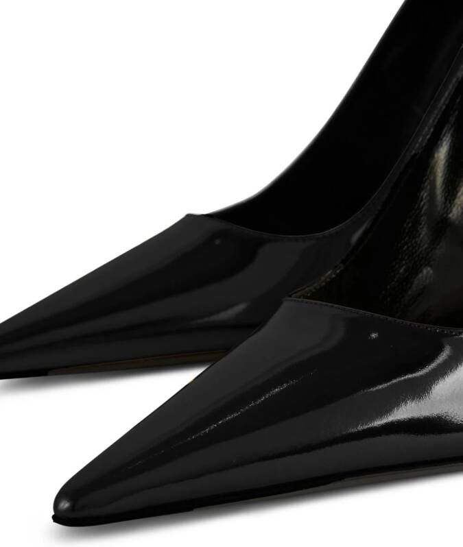 Retrofete Jasmin 110 mm pumps met hak Zwart