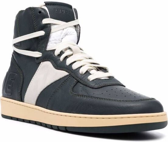 RHUDE BBall sneakers Groen