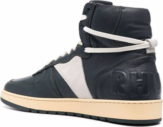 RHUDE BBall sneakers Groen