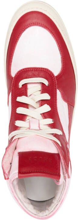 RHUDE Cabriolets high-top sneakers Rood