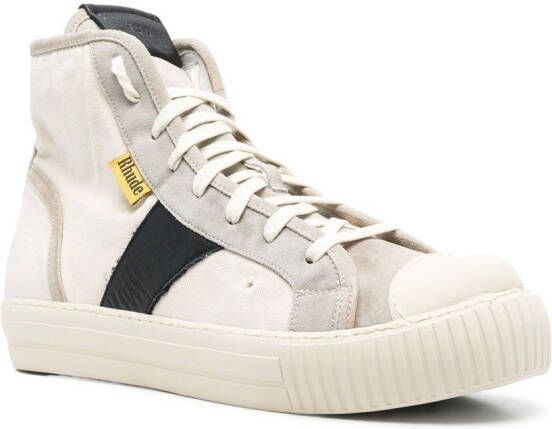 RHUDE High-top sneakers Beige