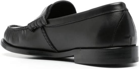 RHUDE Leren loafers Zwart