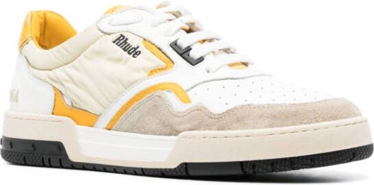 RHUDE Race low-top sneakers Wit