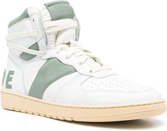 RHUDE Rechess high-top sneakers Wit