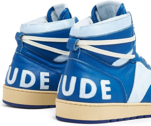 RHUDE Rhecess high-top sneakers Blauw