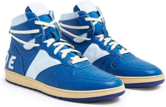 RHUDE Rhecess high-top sneakers Blauw