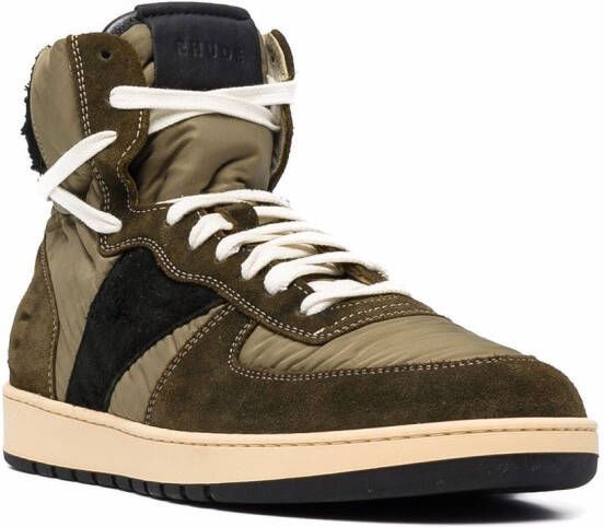 RHUDE Rhecess high-top sneakers Groen