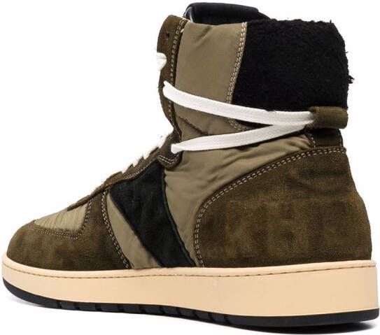 RHUDE Rhecess high-top sneakers Groen