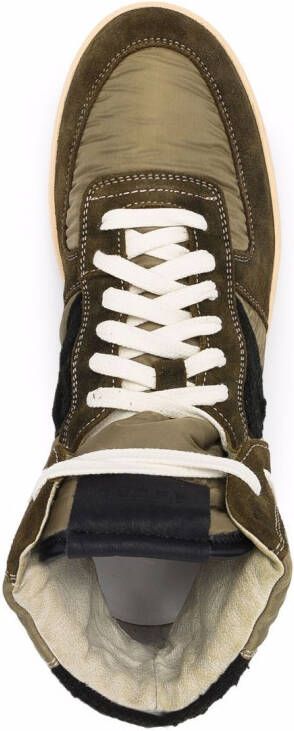 RHUDE Rhecess high-top sneakers Groen