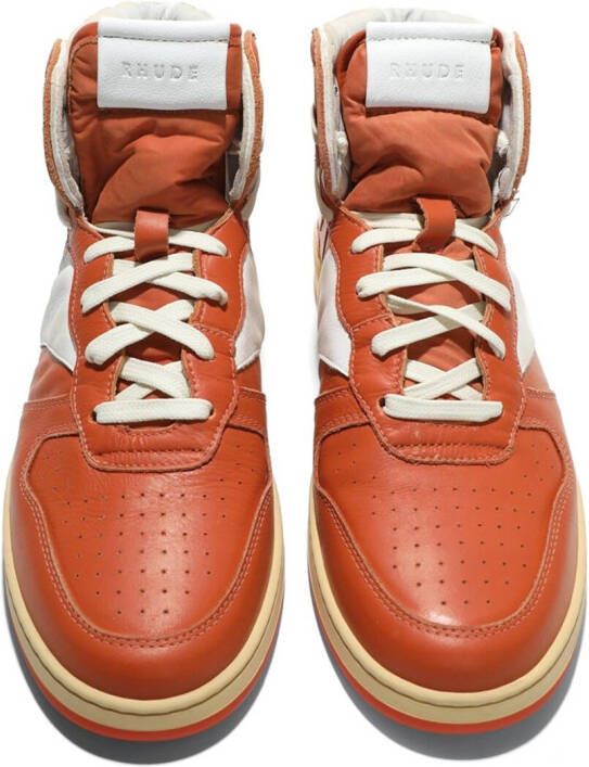 RHUDE Rhecess high-top sneakers Oranje