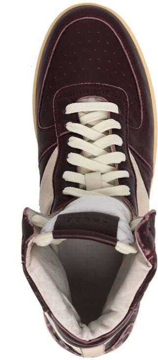 RHUDE Rhecess high-top sneakers Rood