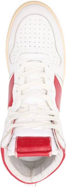 RHUDE Rhecess high-top sneakers Rood