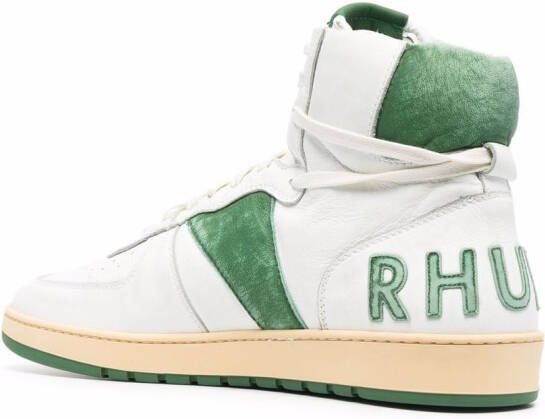 RHUDE Rhecess high-top sneakers Wit