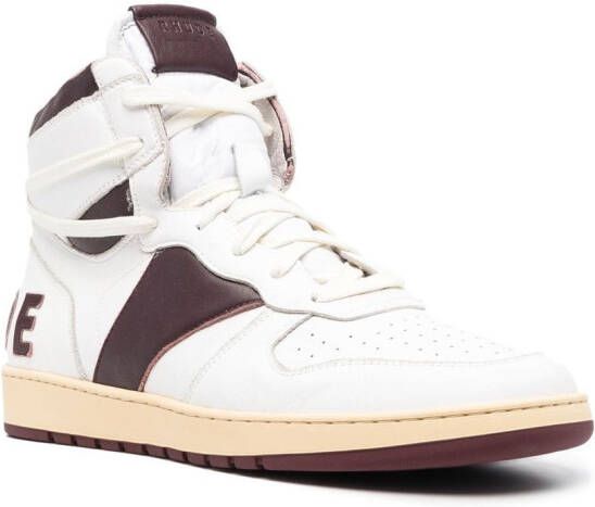 RHUDE Rhecess high-top sneakers Wit