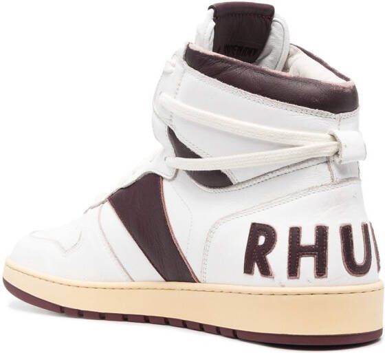 RHUDE Rhecess high-top sneakers Wit