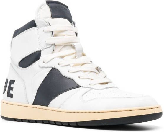 RHUDE Rhecess high-top sneakers Wit