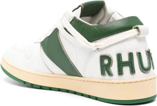RHUDE Rhecess leren sneakers Wit