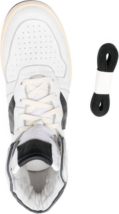 RHUDE Sneakers met colourblocking Wit