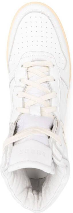 RHUDE Sneakers met leren vlakken Wit