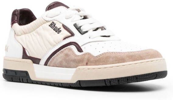 RHUDE Sneakers met logopatch Wit