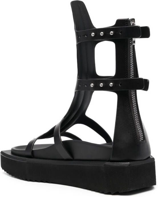 Rick Owens Sandalen met open neus Zwart