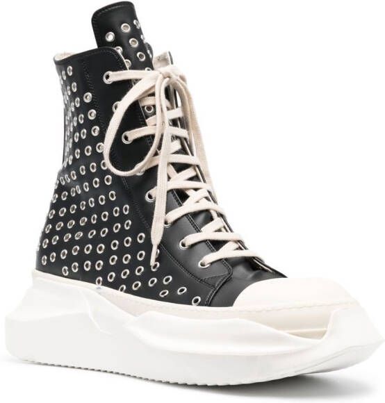 Rick Owens DRKSHDW Abstract high-top sneakers Zwart