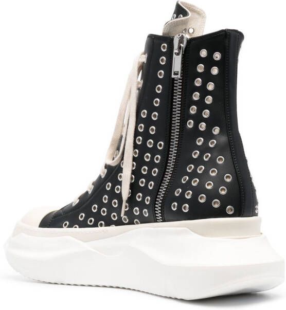 Rick Owens DRKSHDW Abstract high-top sneakers Zwart