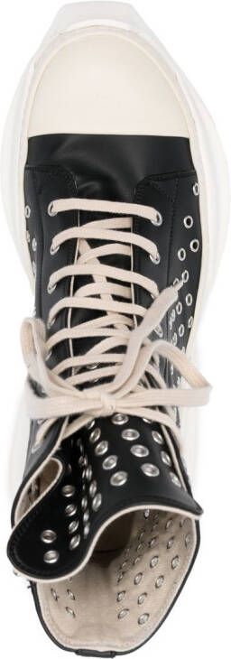 Rick Owens DRKSHDW Abstract high-top sneakers Zwart
