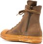 Rick Owens DRKSHDW High-top canvas sneakers Bruin - Thumbnail 3