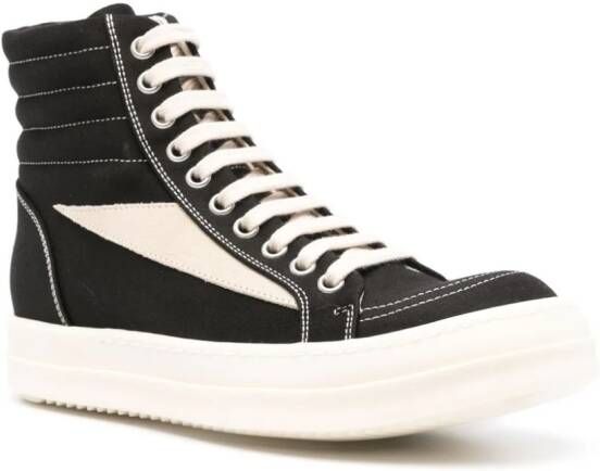 Rick Owens DRKSHDW Sneakers met hoog Pre-owned Zwart