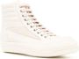 Rick Owens DRKSHDW Lido panelled high-top sneakers Beige - Thumbnail 2
