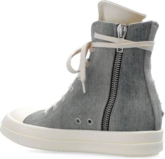 Rick Owens DRKSHDW sneakers met gescheurd detail Blauw