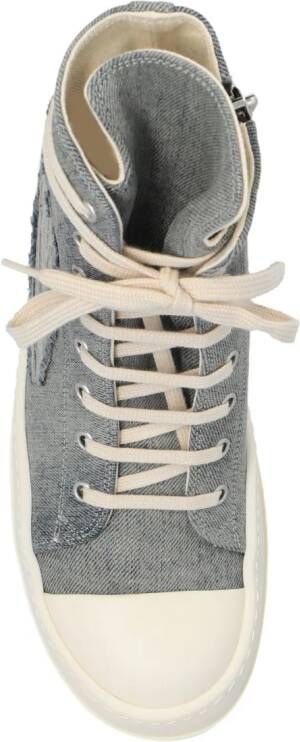 Rick Owens DRKSHDW sneakers met gescheurd detail Blauw