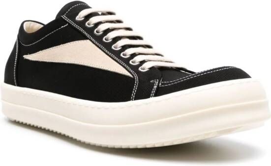 Rick Owens DRKSHDW Vintage twill sneakers Zwart