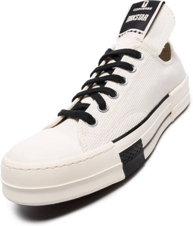 Converse x Rick Owens DRKSHDW DRKSTAR Ox low-top sneakers Wit