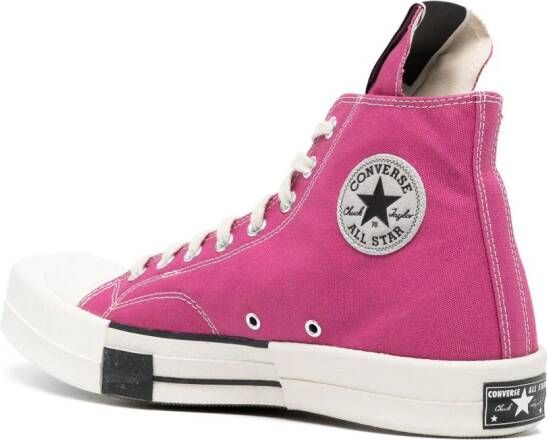 Converse x DRKSHDW high-top sneakers Roze