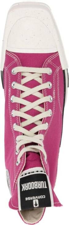 Converse x DRKSHDW high-top sneakers Roze