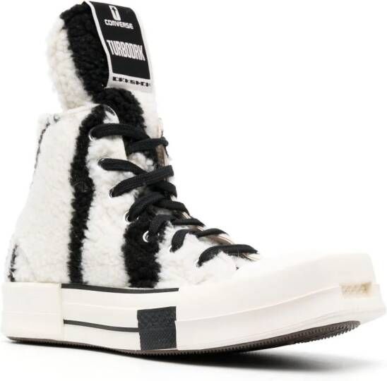 Rick Owens DRKSHDW x Converse Turbodrk Chuck 70 sneakers Wit