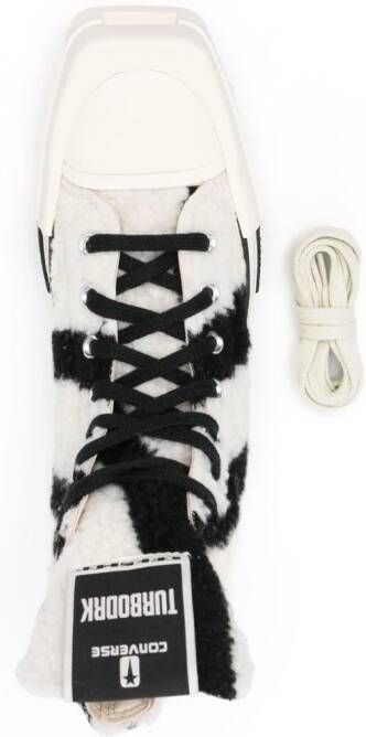 Rick Owens DRKSHDW x Converse Turbodrk Chuck 70 sneakers Wit